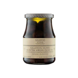 Navarino Icons Kalamon Olives in Extra Virgin Olive Oil, 360g