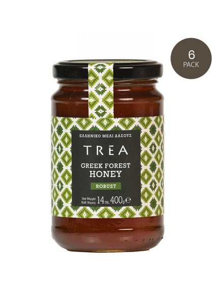 TREA Greek Forest Honey, 400g - 6 pieces