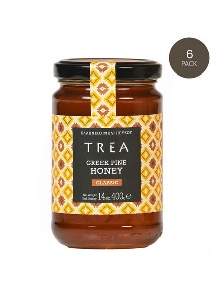 TREA Greek Pine Honey - 6 pieces 