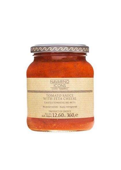 Tomato Sauce with Feta Cheese, 360g of 6 pieces