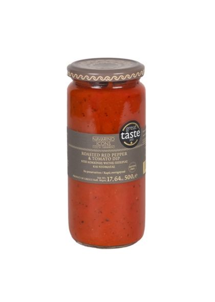 Navarino Icons Roasted Red Peppers & Tomato Dip, 500g