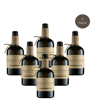 Navarino Icons Extra Virgin Olive Oil, 500ml in glass bottle of 6 pieces