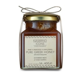 Navarino Icons Pure Greek Honey with honeycomb, 400g