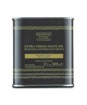 Navarino Icons Extra Virgin Olive Oil, 500ml in metal tin