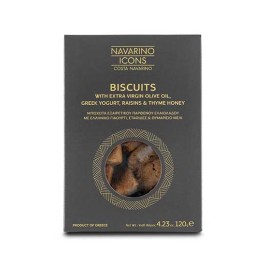 Navarino Icons Biscuits with EVOO, Yoghurt, Raisins and Thyme Honey, 120g