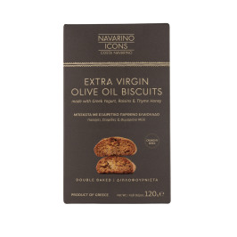 Navarino Icons Extra Virgin Olive Oil Biscuits made with Greek yoghurt, Raisins and Thyme Honey, 120g