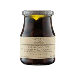 Navarino Icons Kalamon Olives in Extra Virgin Olive Oil, 360g