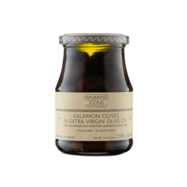 Navarino Icons Kalamon Olives in Extra Virgin Olive Oil, 360g