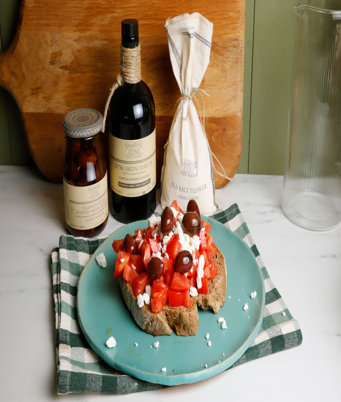 Traditional Riganada - "Ntakos with a Twist"