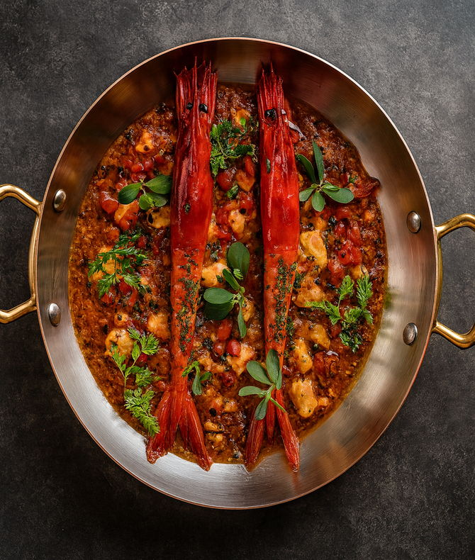 Shrimp Saganaki