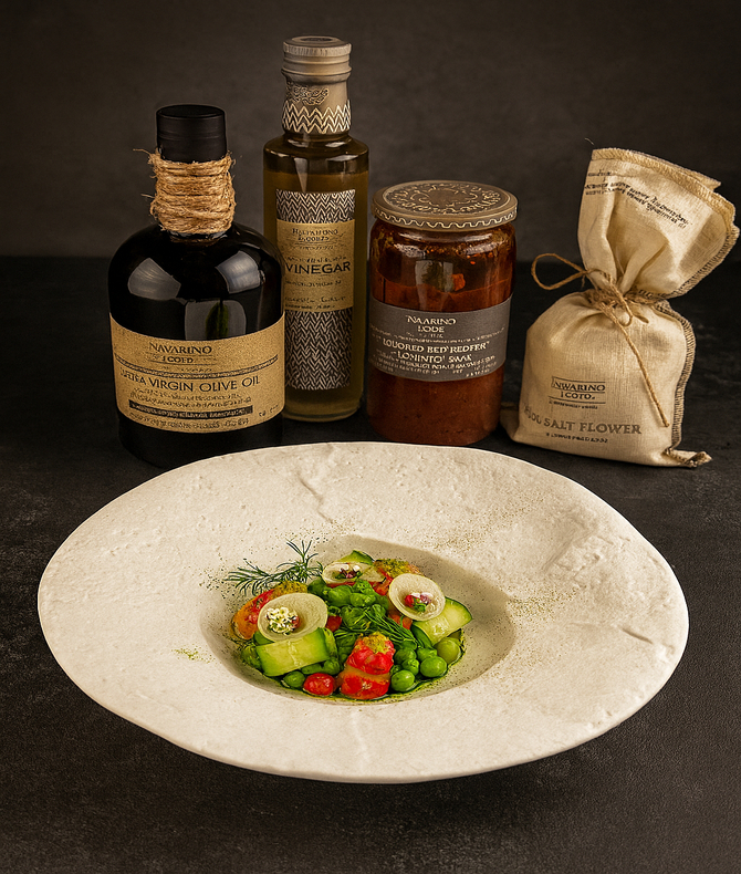 Red Prawns with Roasted Red Pepper Sauce